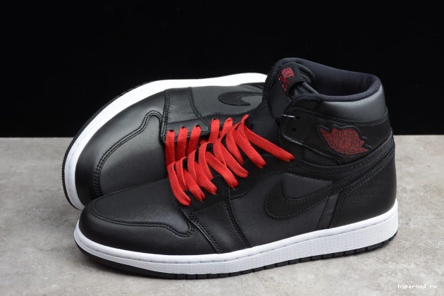 Retro Jordan High 1 Satin 555088-060 Air OG Black 1013